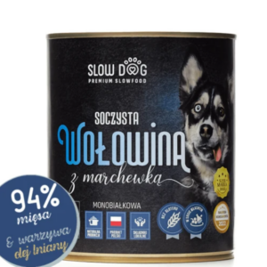 SLOW DOG Wołowina z marchewką