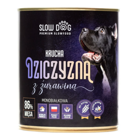 SLOW DOG Dziczyzna z żurawiną