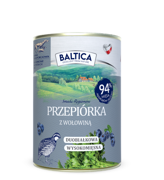 BALTICA Przepiórka z wołowiną